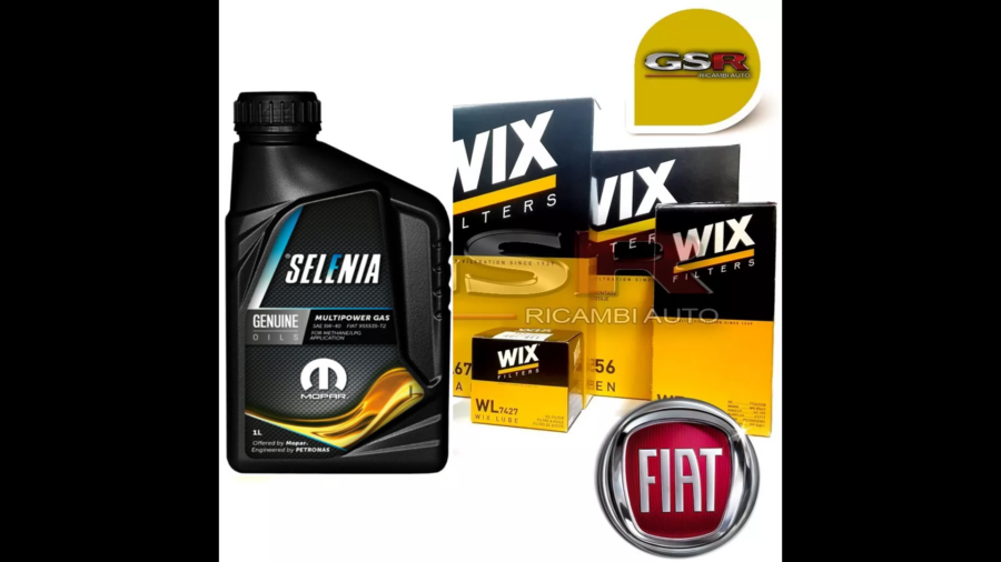 Kit Tagliando Grande Punto 1.3 Mjet 75cv 55kw Da 05 + Lt.4 5w40